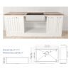 30 Farmhouse Sink Workstation - 30*21*9 Inch Kitchen Sink Stainless Steel 18 gauge Apron Front Kitchen Sink