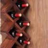 Vertical Z wine rack/Solid wood wine rack /Home wine rack/Living room wine rack