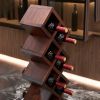Vertical Z wine rack/Solid wood wine rack /Home wine rack/Living room wine rack