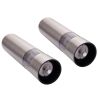 2pcs Stainless Steel Electric Automatic Pepper Mills Salt Grinder